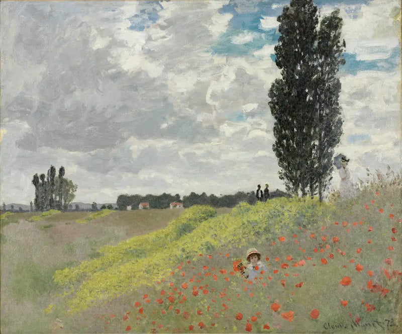 O Passeio pelos prados em Argenteuil - Claude Monet