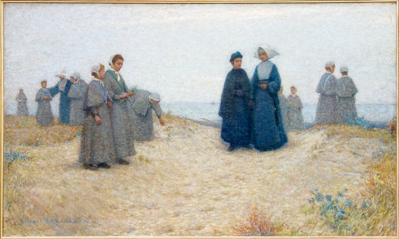 A caminhada das órfãs, Berck - Henri Le Sidaner