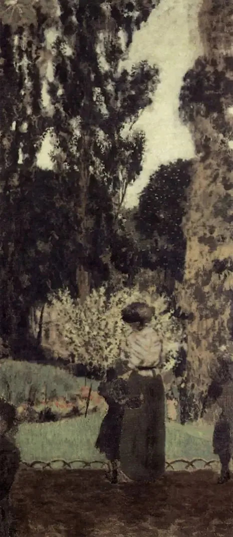 O passeio. A praça dos Batignolles - Édouard Vuillard