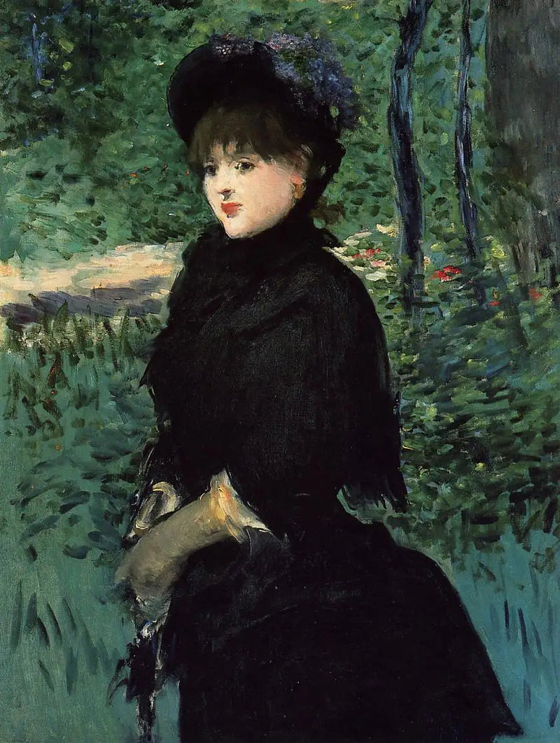 A Passeio (Sra. Gamby) - Édouard Manet