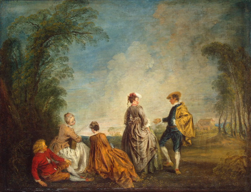 A Proposta Embaraçosa - Antoine Watteau