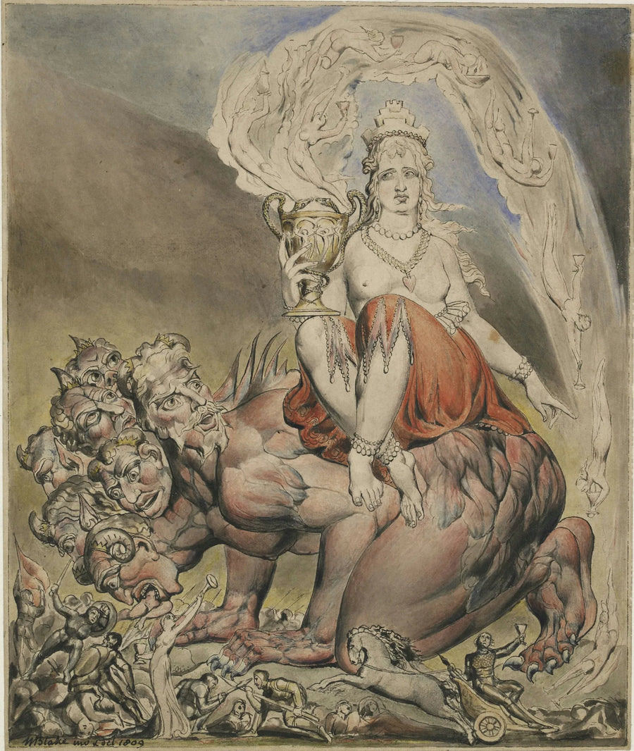 A Prostituta da Babilônia - William Blake