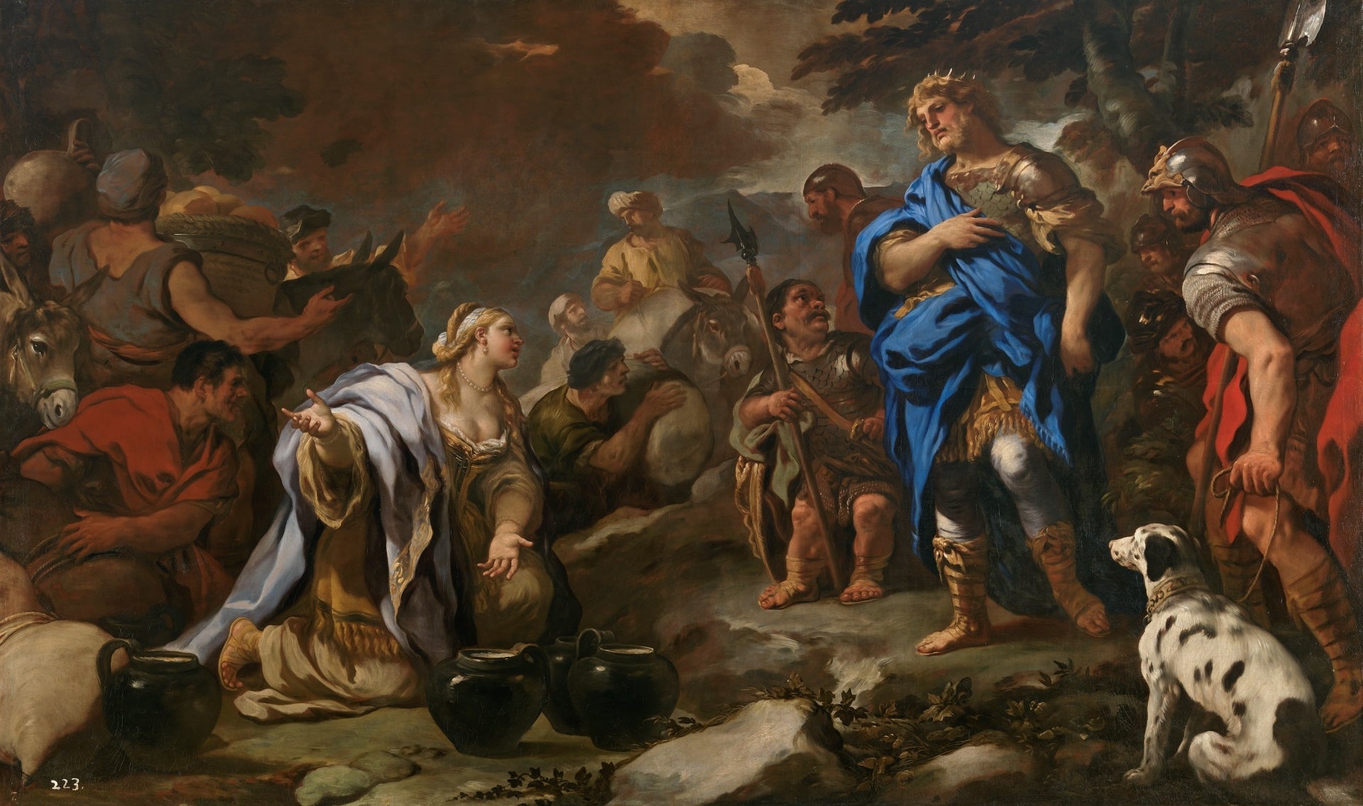La prudente Abigail - Luca Giordano image 1 reproduction réalisée par Alpha Reproduction
