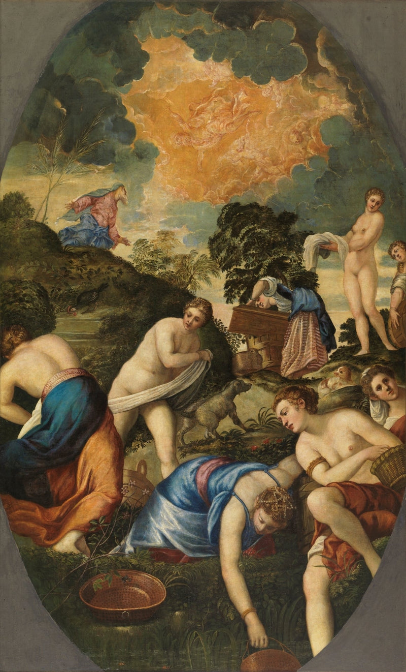 A purificação das virgens midianitas - Jacopo Tintoretto