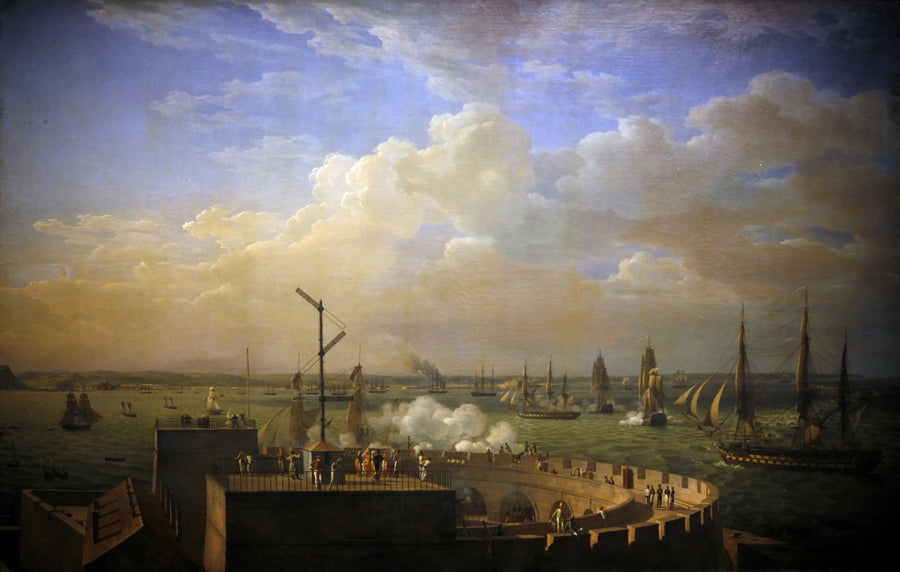 A enseada de Cherbourg - Louis-Philippe Crépin