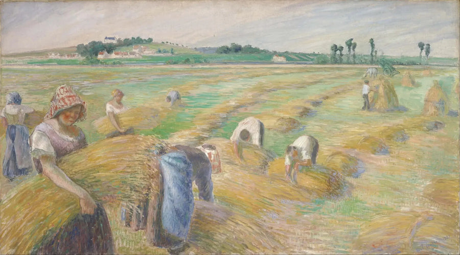 A colheita - Camille Pissarro