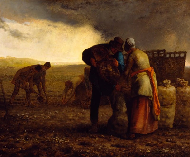 A Colheita de Batatas - Jean-François Millet
