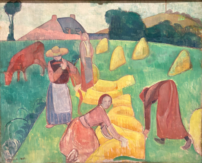 A colheita do trigo - Émile Bernard