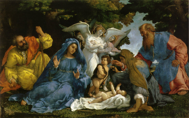 Reconhecimento da natureza divina de Cristo - Lorenzo Lotto