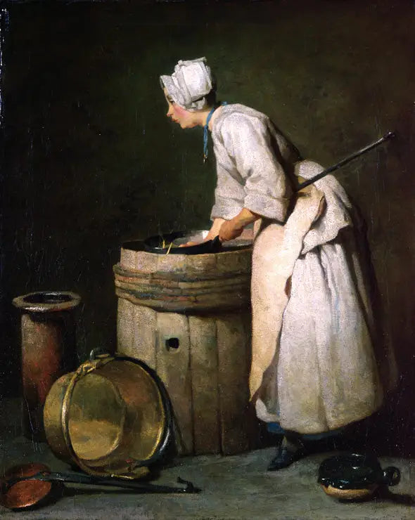 A Récureuse - Jean Simeón Chardin