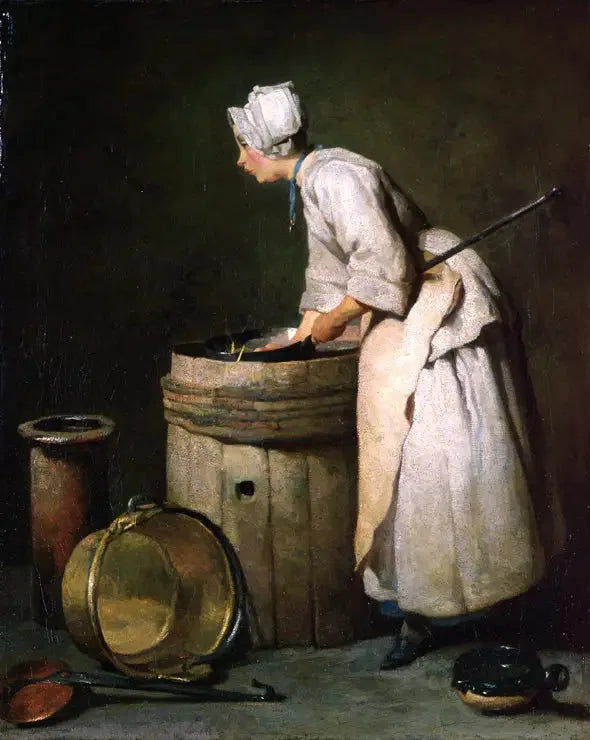 A Récureuse - Jean Simeón Chardin