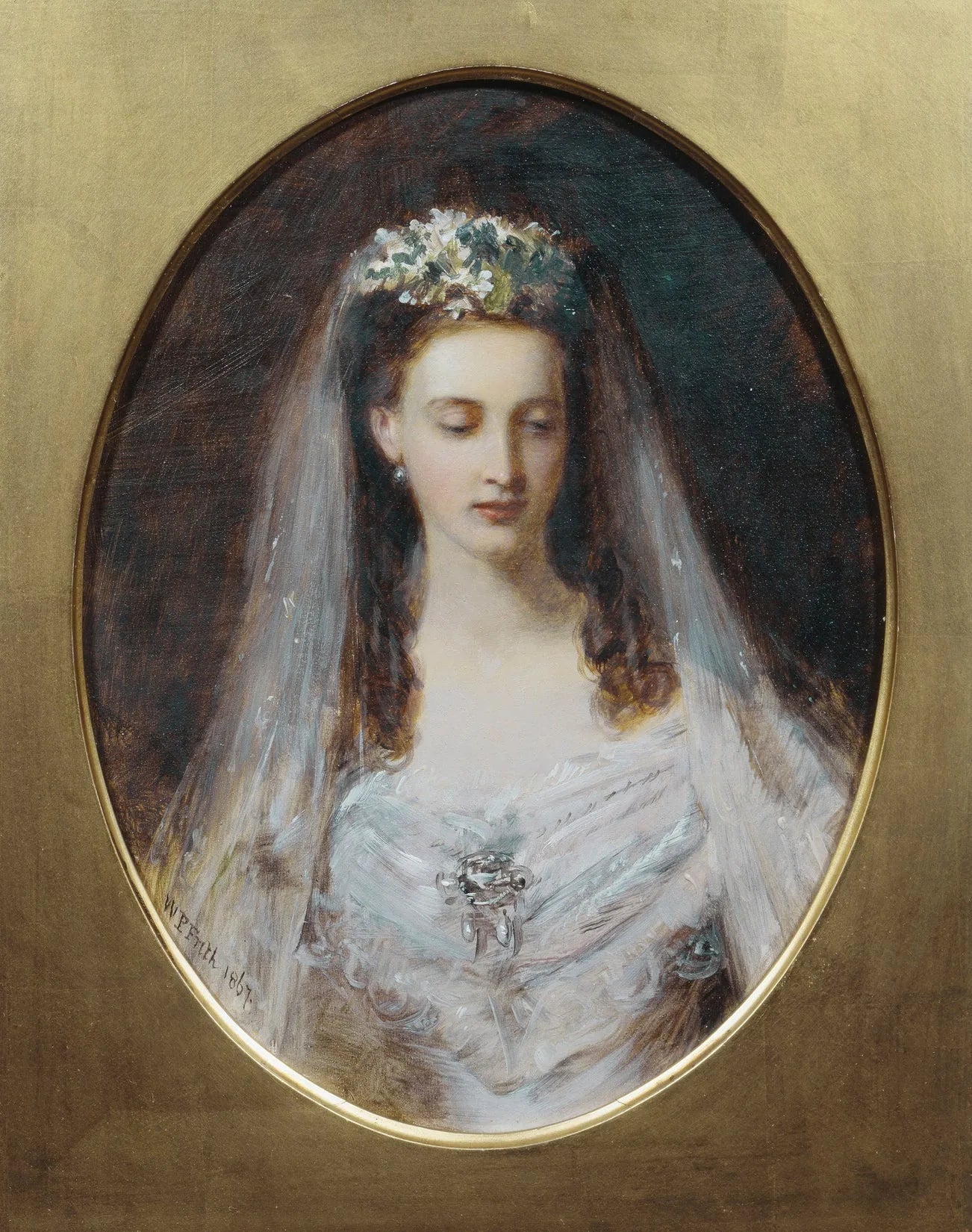 La reine Alexandra (1844-1925) lorsqu'elle était princesse de Galles - William Powell Frith image 1 reproduction de peinture à l’huile
