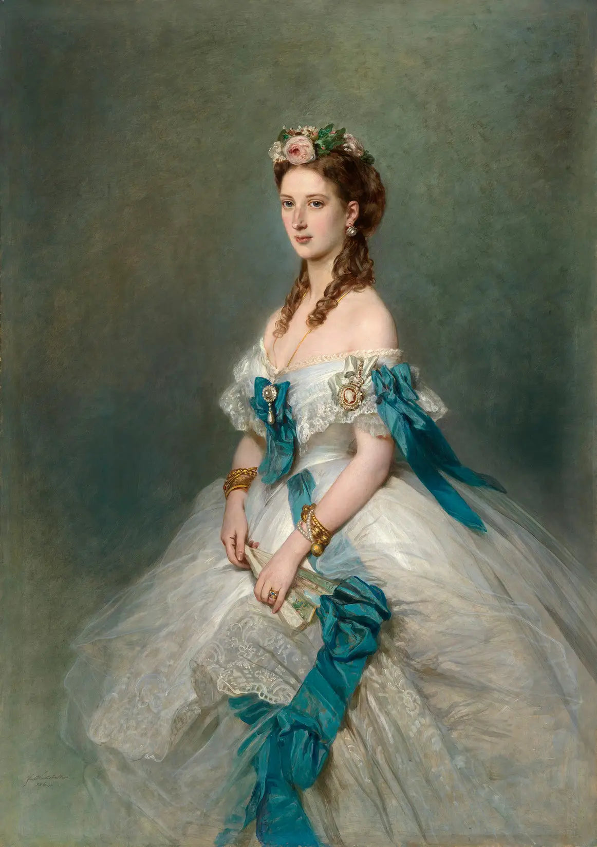 La reine Alexandra (1844-1925) lorsqu’elle était princesse de Galles - Franz Xaver Winterhalter - Alpha Reproduction