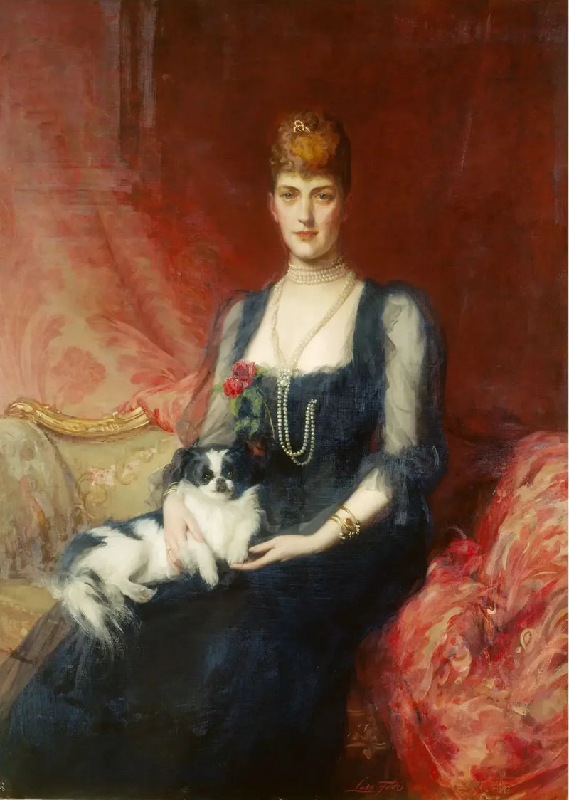 A Rainha Alexandra, então princesa de Gales - Luke Fildes