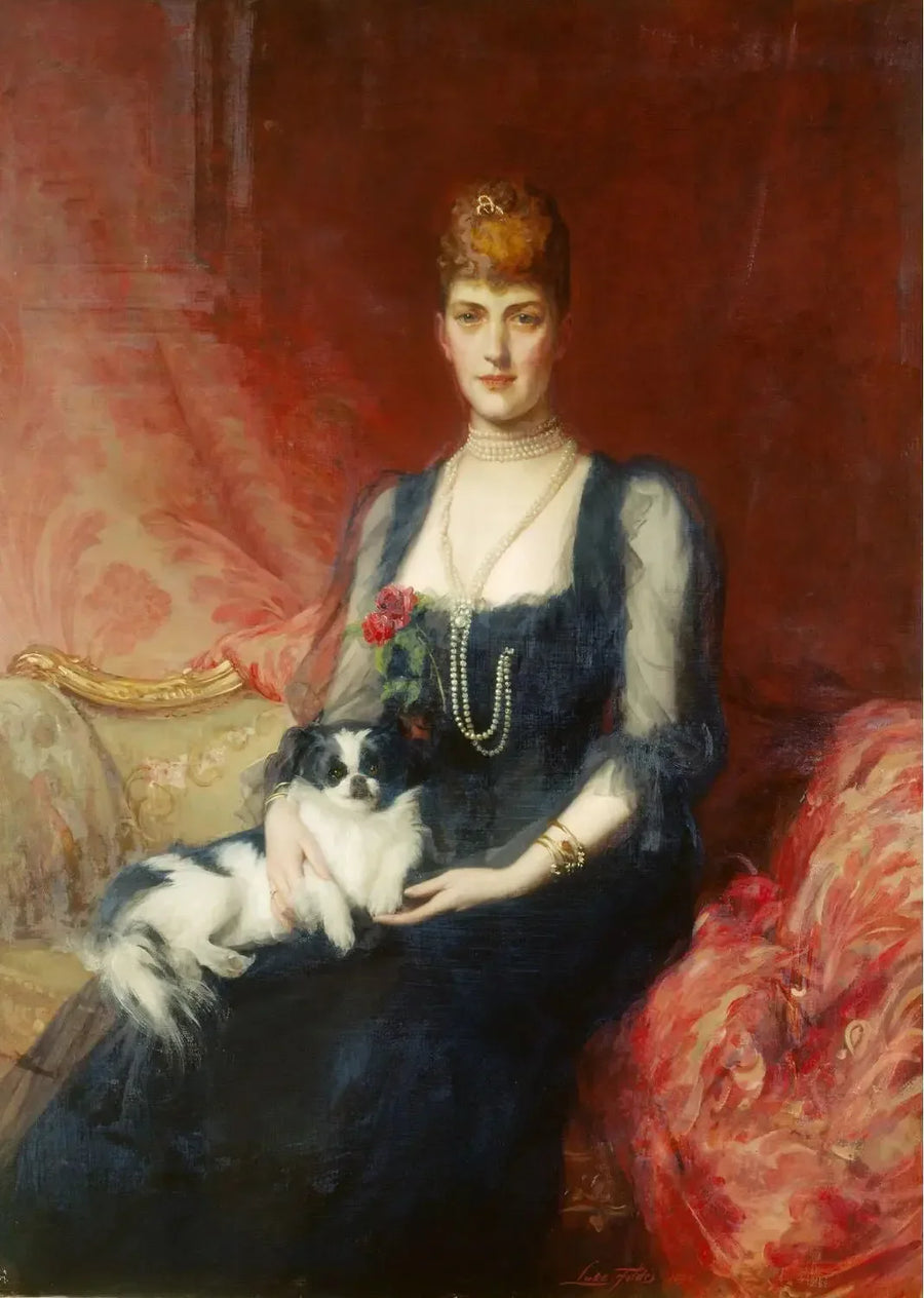A Rainha Alexandra, então princesa de Gales - Luke Fildes