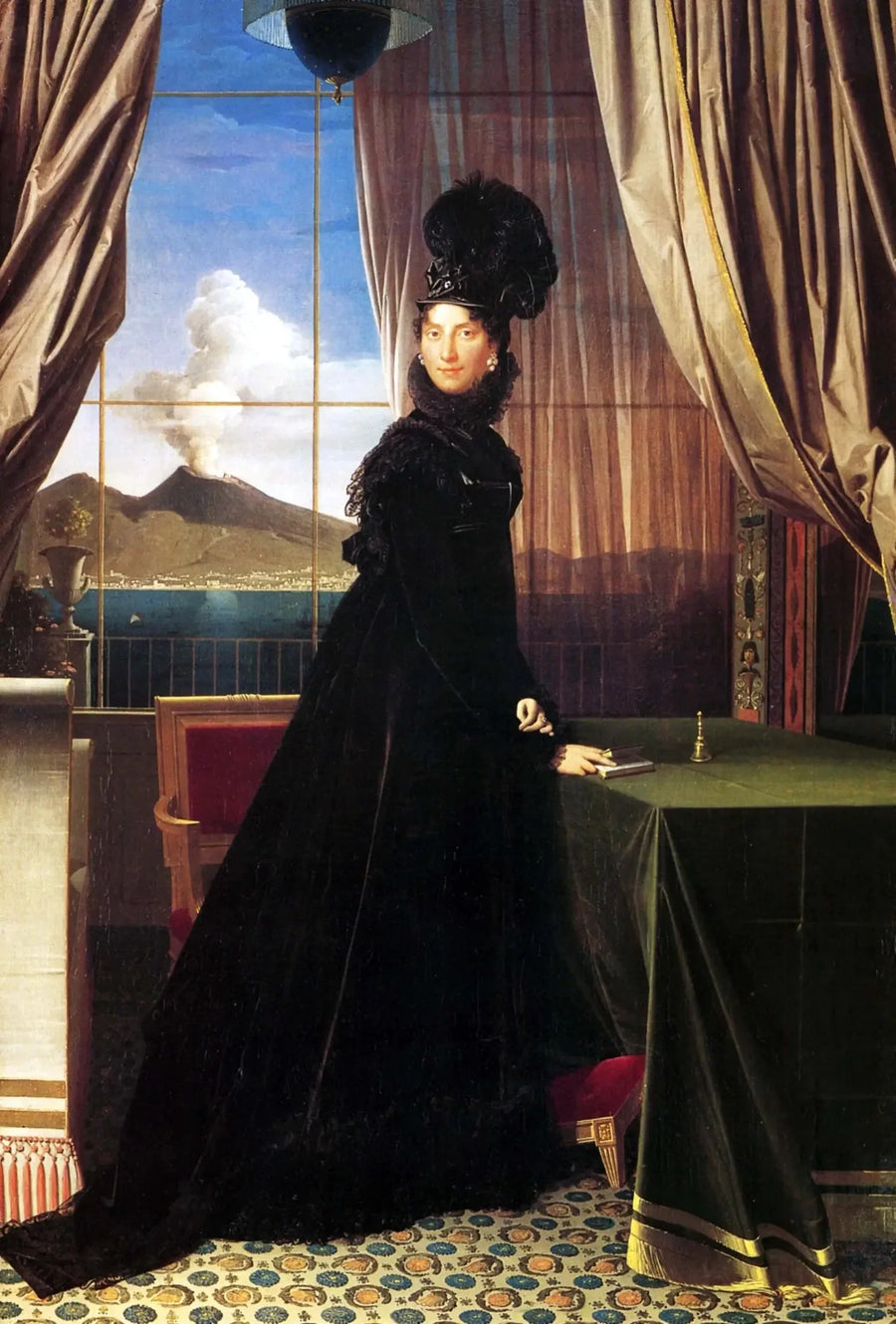 A Rainha Caroline Murat - Jean-Auguste-Dominique Ingres