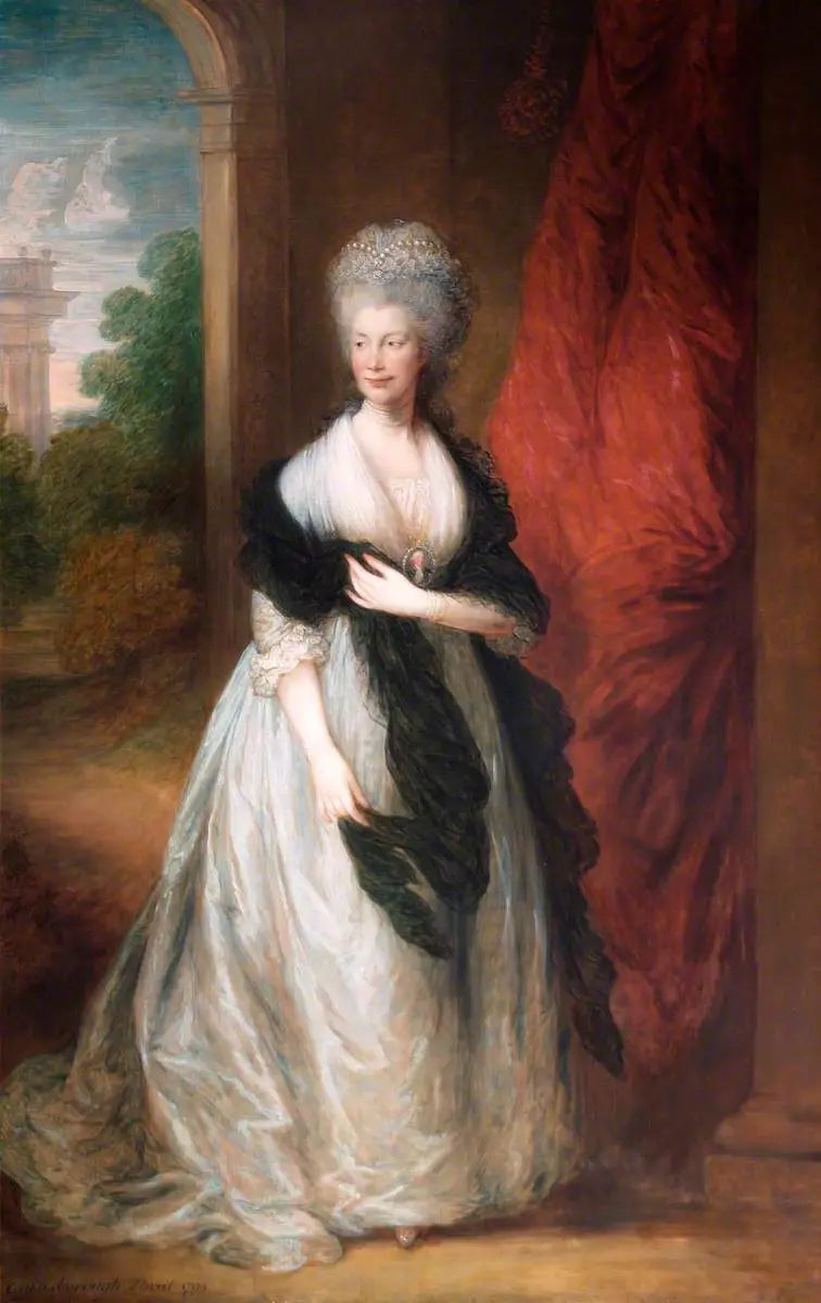 Rainha Charlotte (1744–1818) - Thomas Gainsborough