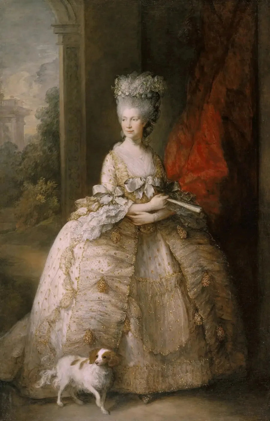 Rainha Charlotte (1744-1818) - Thomas Gainsborough