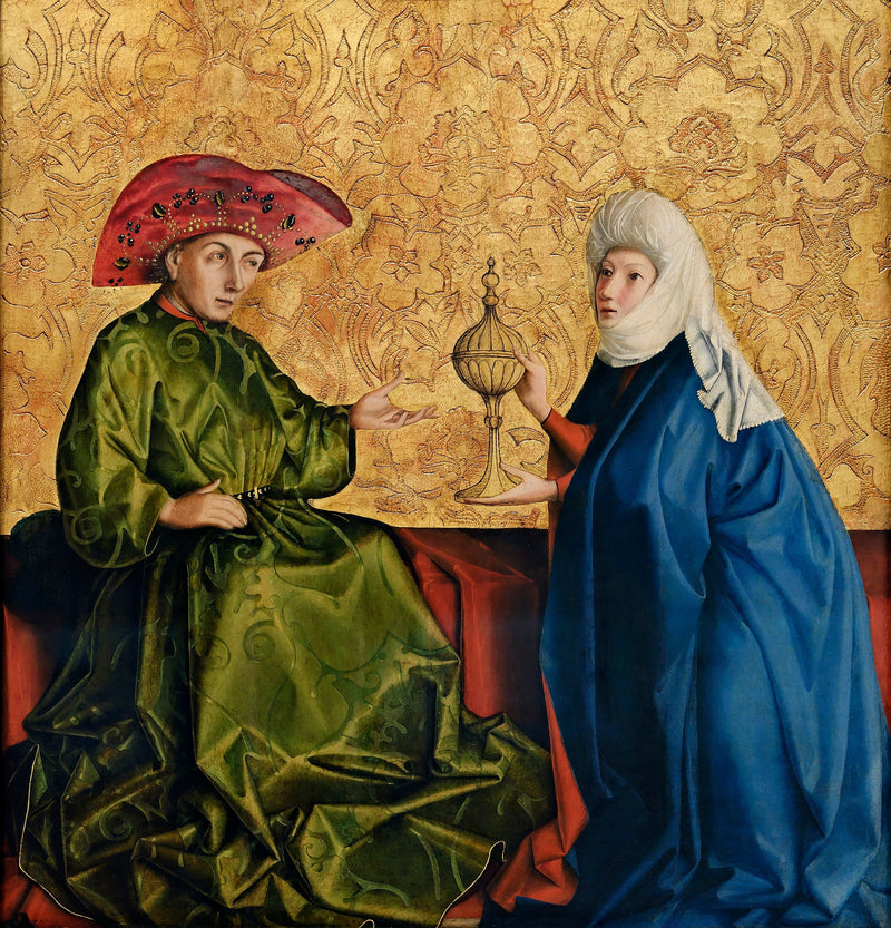 A rainha de Sabá diante do rei Salomão - Konrad Witz