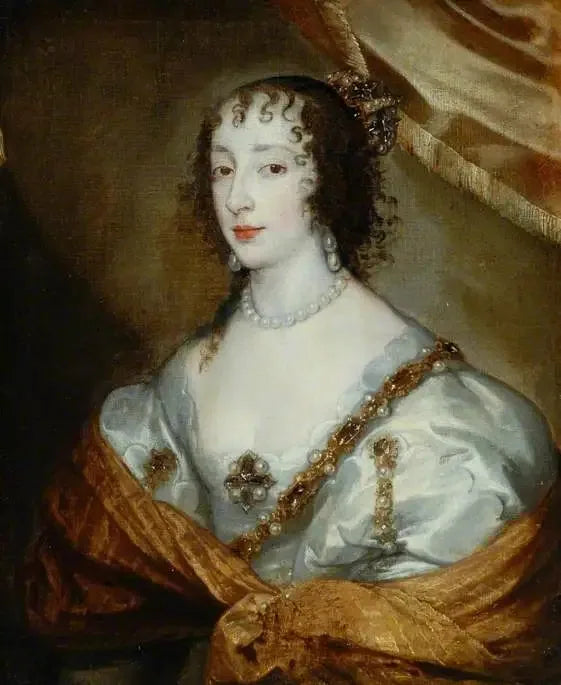 A rainha Henriette Marie (1609–1669) - Antoine van Dyck