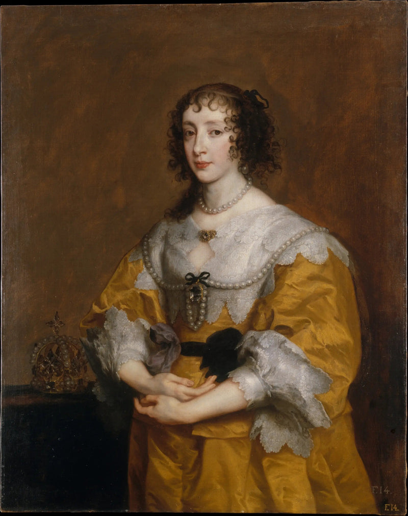 A rainha Henriette Marie - Antoine van Dyck