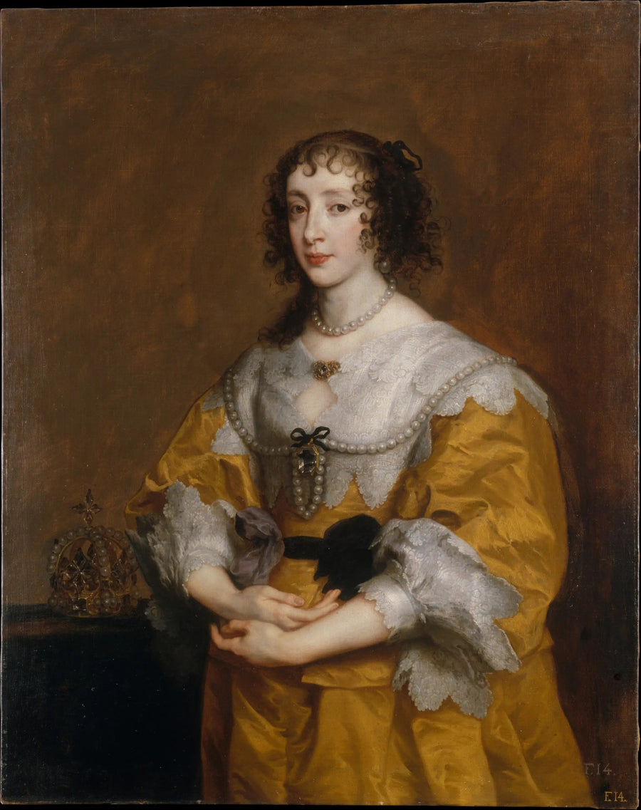 A rainha Henriette Marie - Antoine van Dyck