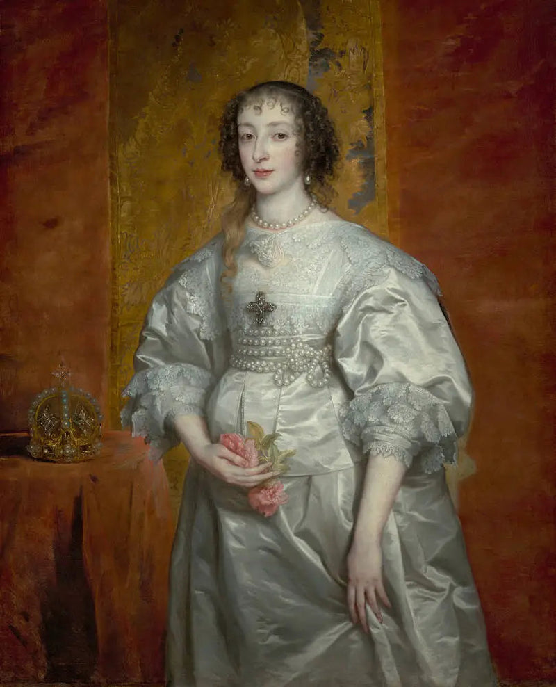 A rainha Henriette Marie - Antoine van Dyck