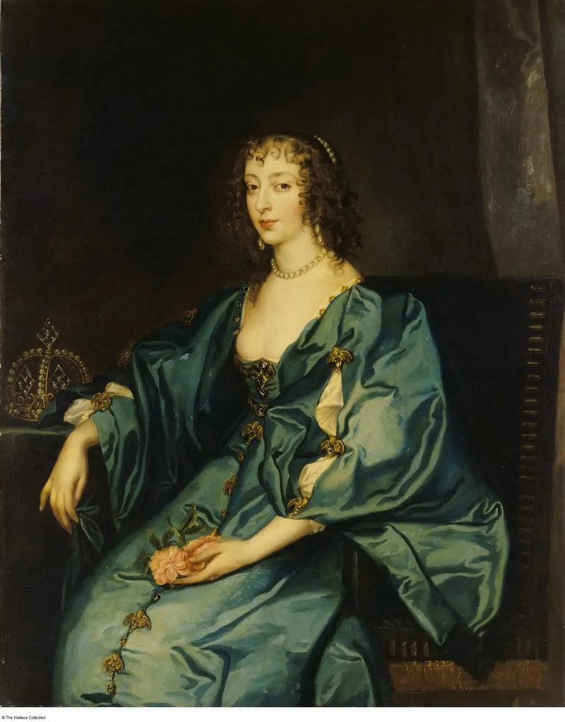 A rainha Henriette Marie - Antoine van Dyck