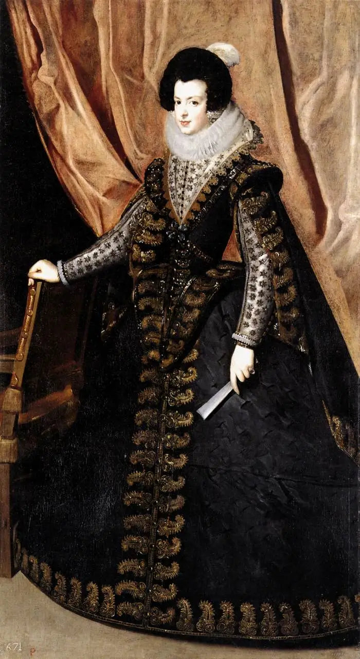 A rainha Isabel, de pé - Diego Velázquez