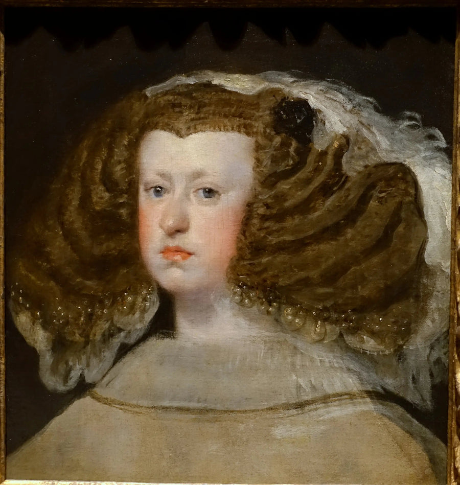 A rainha Maria Ana de Áustria - Diego Velázquez