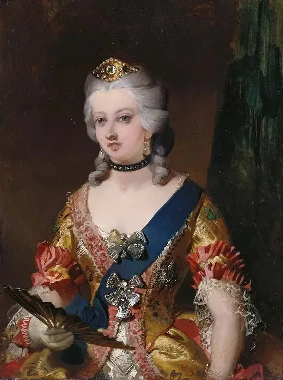 Rainha Victoria (1819-1901) com traje de fantasia - Edwin Henry Landseer