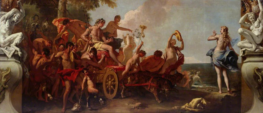 O encontro de Baco e Ariadne - Sebastiano Ricci