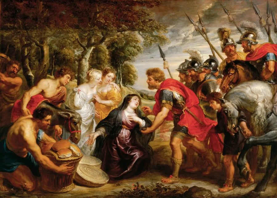 O encontro de Davi e Abigail - Peter Paul Rubens