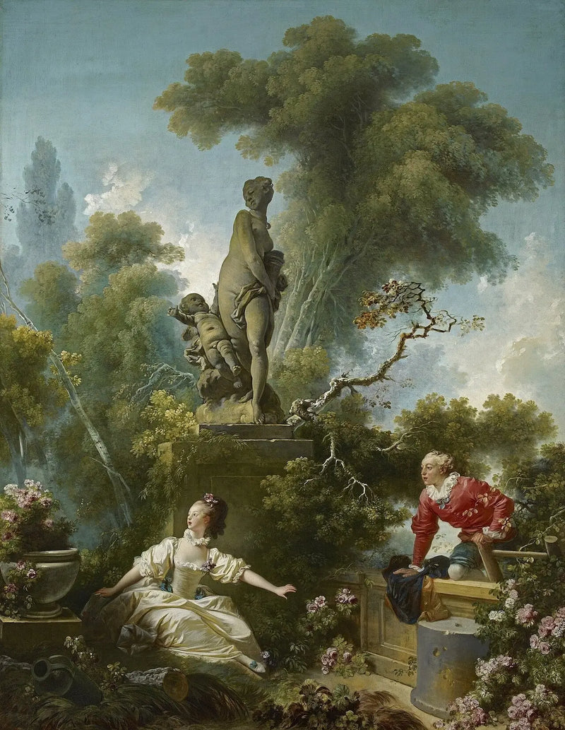 O Encontro - Jean-Honoré Fragonard