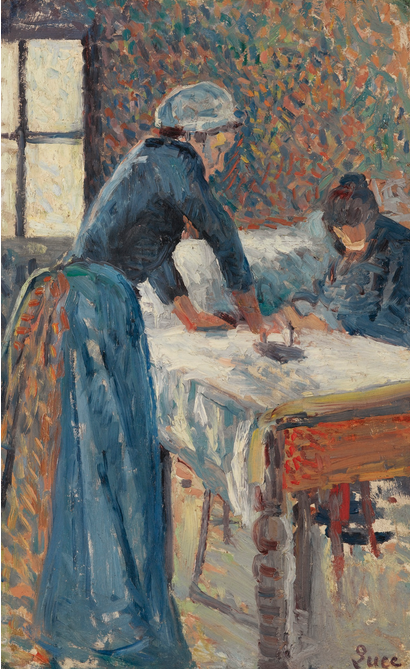 A repasseuse - Maximilien Luce