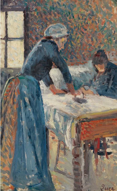 A repasseuse - Maximilien Luce