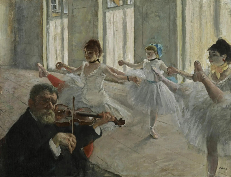 A Repetição - Edgar Degas