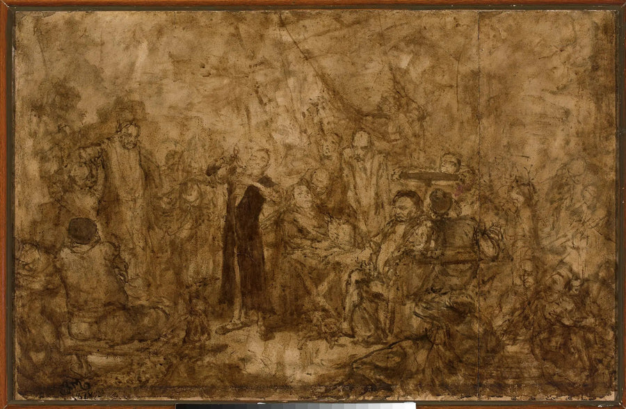 A República de Babin, esboço - Jan Matejko