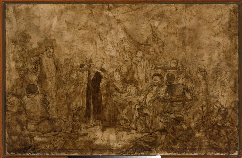 A República de Babin, esboço - Jan Matejko