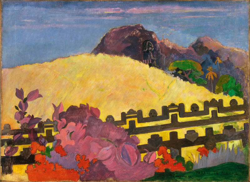 Lá reside o templo - Paul Gauguin