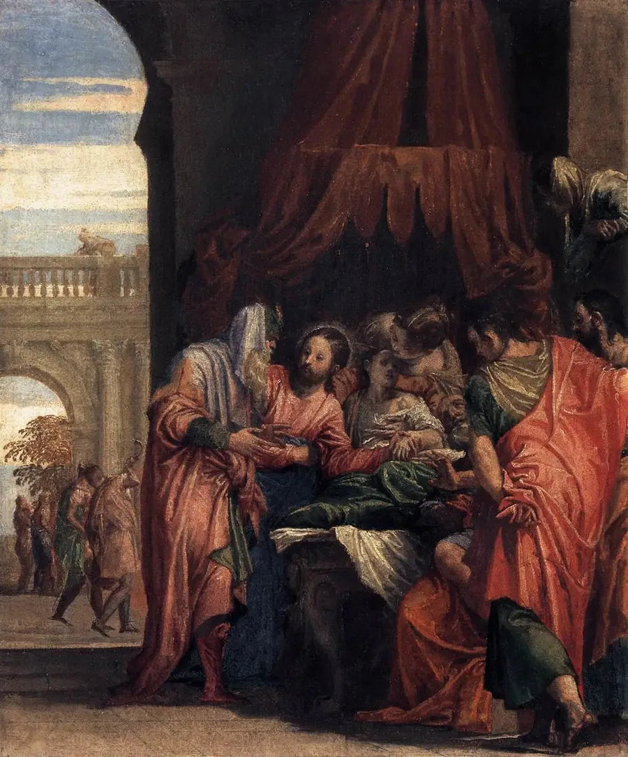A Ressurreição da filha de Jairo - Paul Véronèse