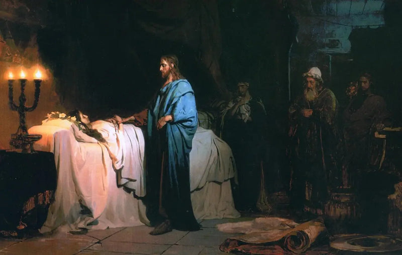 A ressurreição da filha de Jairo - Ilya Repin