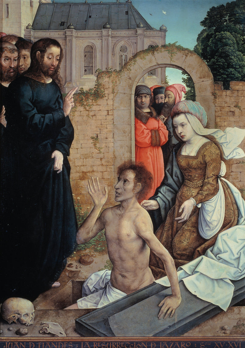 A Ressurreição de Lázaro - Juan de Flandes