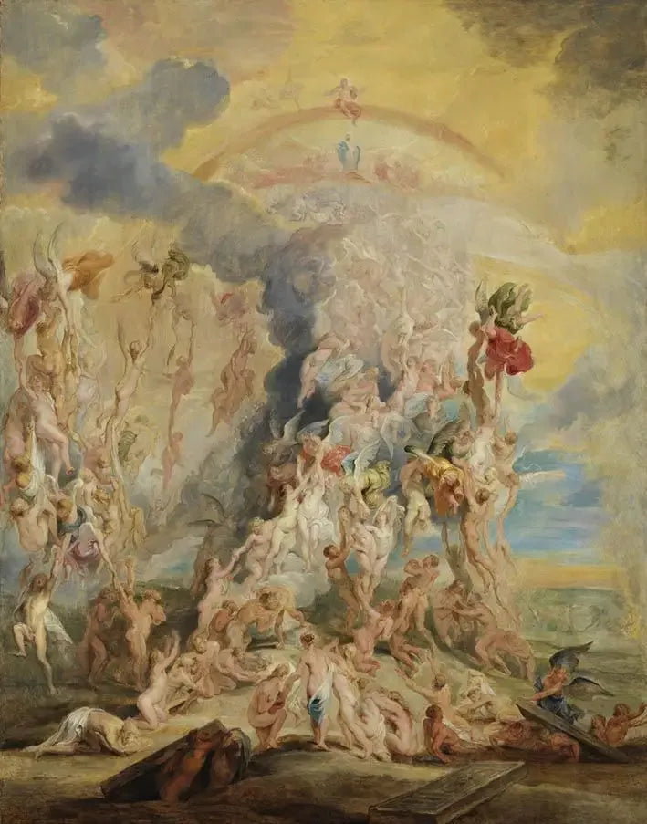 A ressurreição dos bem-aventurados - Peter Paul Rubens