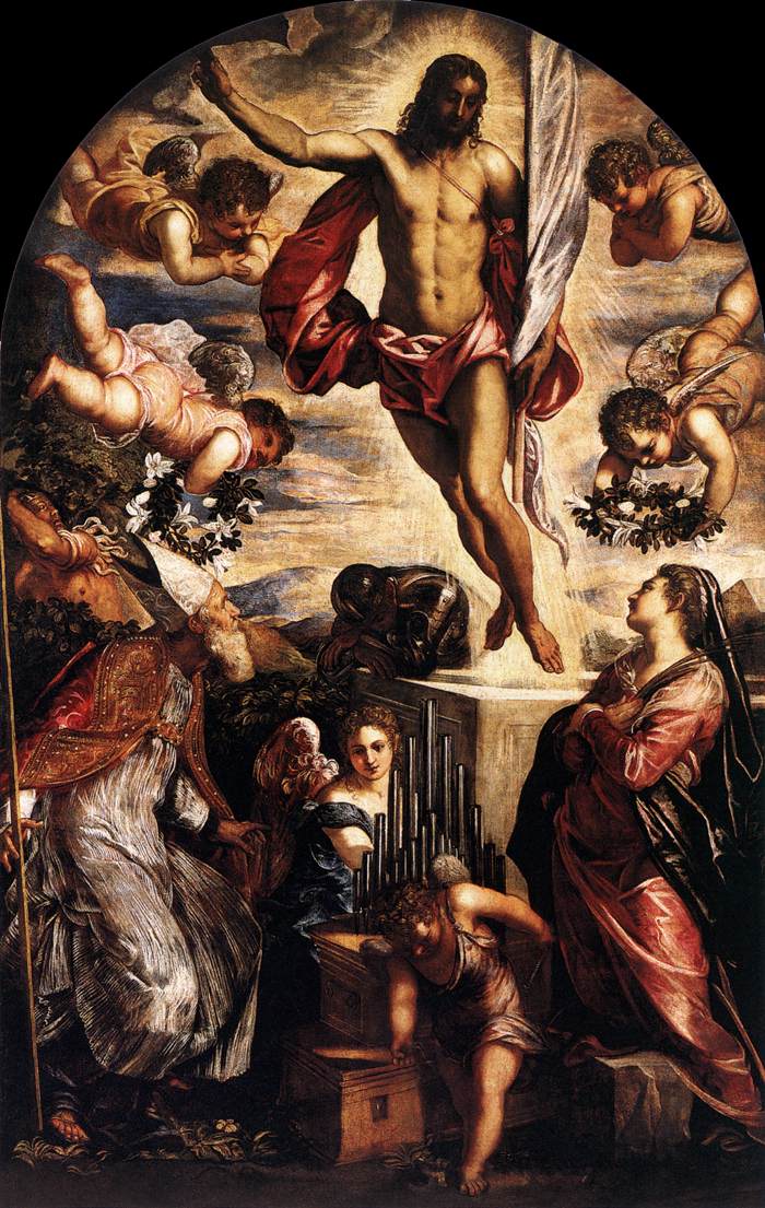 A Ressurreição de Cristo - Jacopo Tintoretto