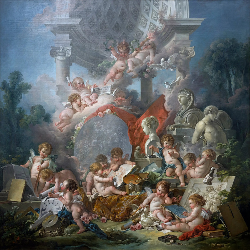 A Reunião das Artes - François Boucher