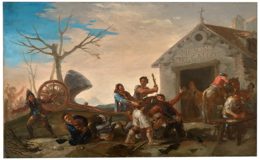 A Briga no Mesón del Gallo - Francisco de Goya