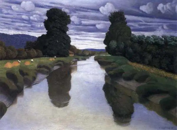 La Risle perto de Berville - Félix Vallotton