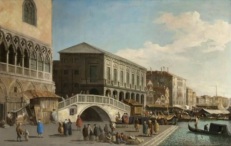La Riva degli Schiavoni, Veneza - Canaletto