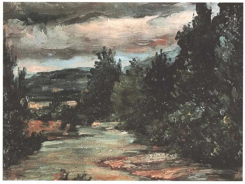 O Rio na planície - Paul Cézanne